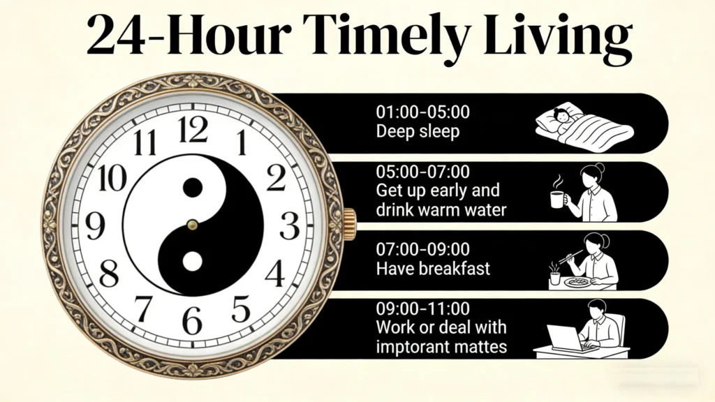 24-Hour Timely Living: Hourly Health & Almanac Practice Guide