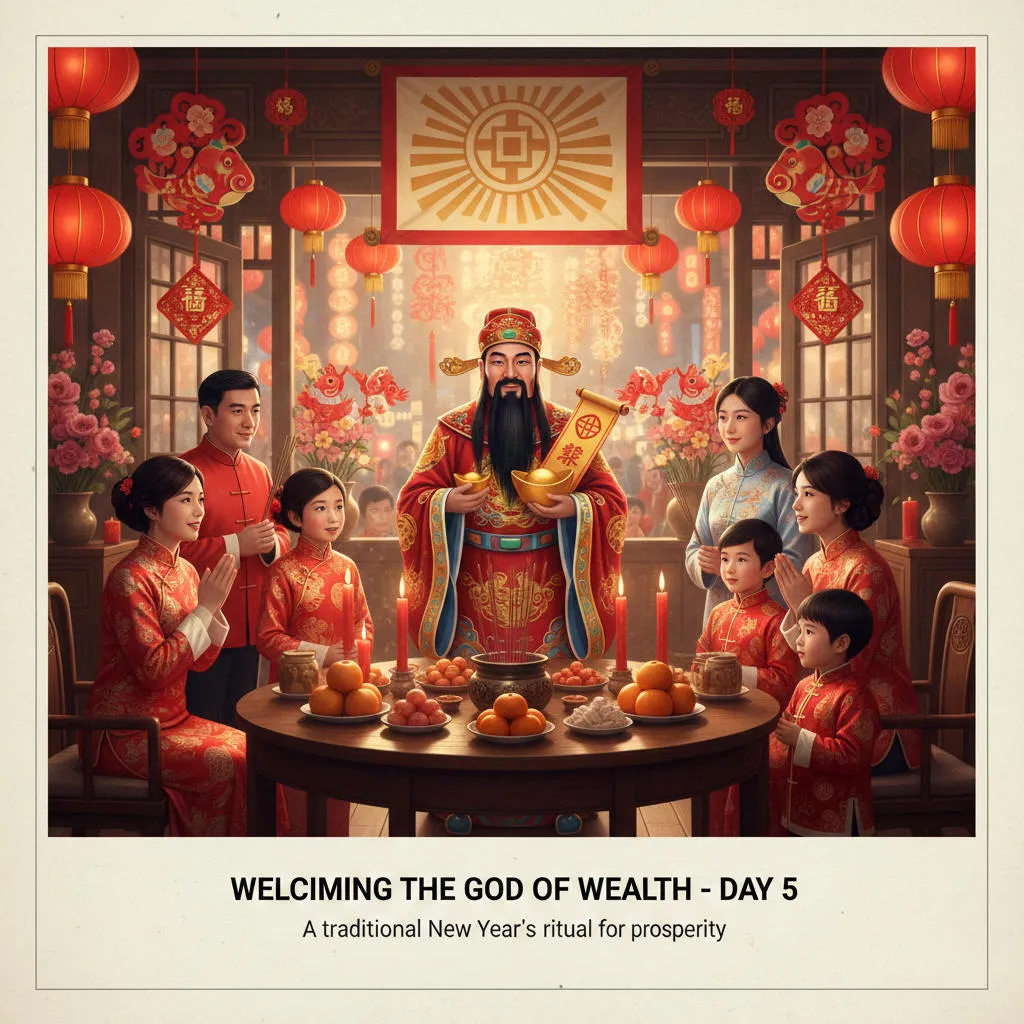 Learning to Be Chinese: Welcoming the God of Wealth on the Fifth Day of the Year- 3 Key Tips to Grab a Year of Prosperity!