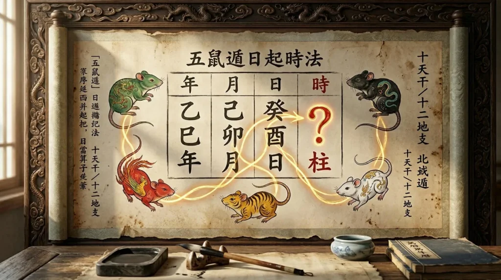 Master the Five Rat Escape Method in 3 Steps: Beginners Can Accurately Calculate the Hour Pillar in BaZi