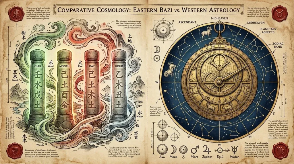 BaZi vs Western Astrology